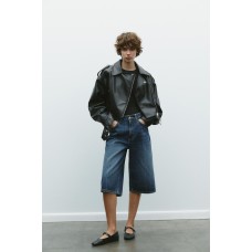 جاكيت جلد نسائي من زارا