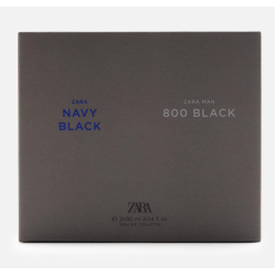 عطر مان نافي بلاك + زارا مان 800 بلاك ماء تواليت (EDT) 2 × 90 مل