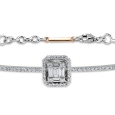 سوار ألماس باجيت 0.36 قيراط