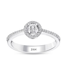 خاتم ألماس بوزن 0.26 قيراط